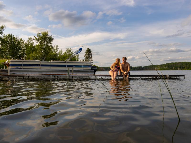 Camp in luxury on a backcountry lake in Lac La Biche ZenSeekers